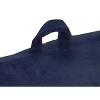 Indigo Essence Micro Mink Bed Rest Lounger Support Pillow - Elements By Arlee: Comfort Reading & Back Support - 2 of 3