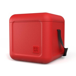 FOAM Portable EVA Lightweight Beach Rigid 30 Cans/22qt Hybrid Soft Sided Floating Cooler - Sunset Red - 1 of 4