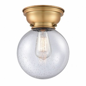 Beacon - 1 Light Flush Mount In Industrial Style-9.15 Inches Tall and 8 Inches Wide - 1 of 1