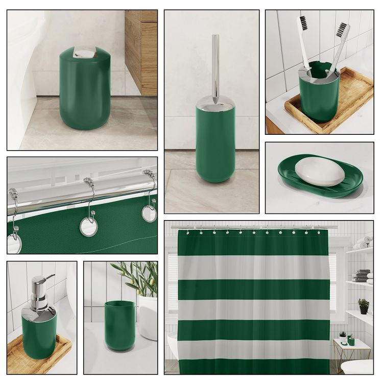 Hearth & Harbor 20 Piece Complete Bathroom Accessories Set with Shower Curtain and More, 3 of 7
