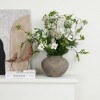 LuxenHome Rustic Ceramic Vase, Terracotta Pot with Earthy Gray-Brown Finish, Handcrafted - 4 of 4
