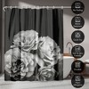 Americanflat 71" x 74" Shower Curtain, Moody Roses by Chaos & Wonder Design - 4 of 4