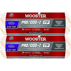 Wooster Genuine 9" Pro/Doo-Z FTP 3/16" Nap Roller Cover 2-Pack, RR665-9-2PK - 1 of 1