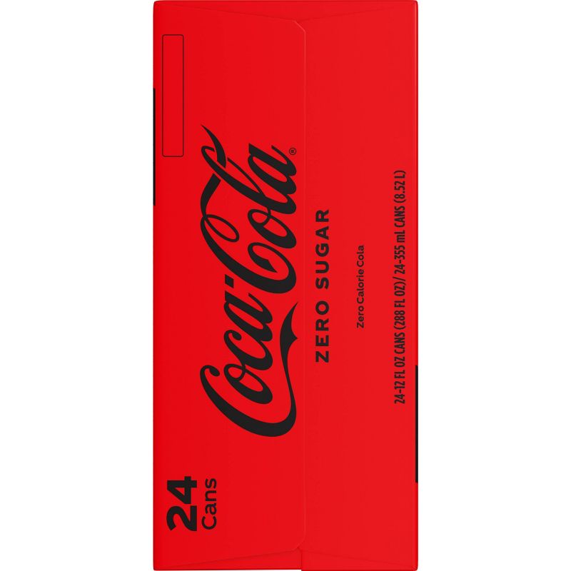 Coca-Cola Zero Sugar - 24pk/12 fl oz Cans, 4 of 8