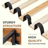 Lyngins Solid Wood Platform Bed Frame, Industrial Beds with Headboard, Storage Bed with 12" Under-Bed Space, Noise-Free Bed Frame for Bedroom - 4 of 4