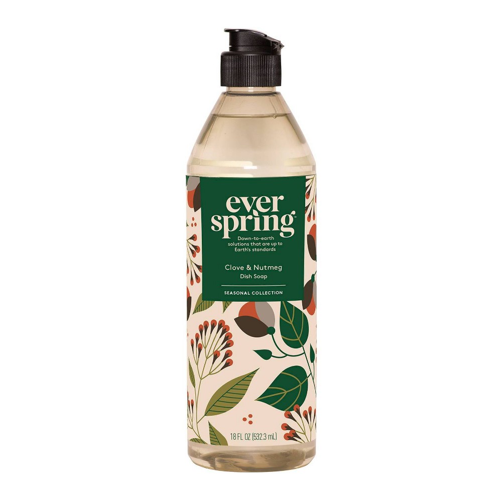 Liquid Dish Soap Clove & Nutmeg - 18 fl oz - Everspring