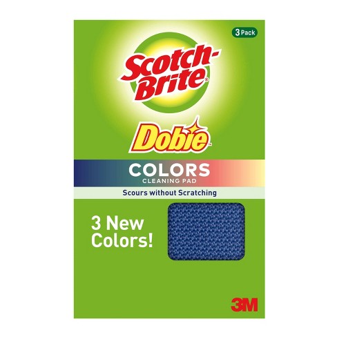  Scotch-Brite Non-Scratch Scour Pads, Scouring Pads for Kitchen  and Dish Cleaning, 3 Pads : Health & Household