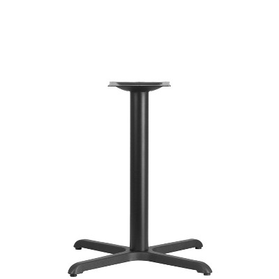 Emma and Oliver 30" x 30" Cast Iron Table X-Base