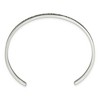 Black Bow Jewelry 3mm Stainless Steel Enamel Crystal LOVE IS ALL YOU NEED Cuff Bracelet - 2 of 4