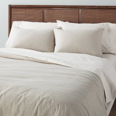 Hearth & Hand With Magnolia Stripe purchases Chambray Backing King Duvet Cover & Shams