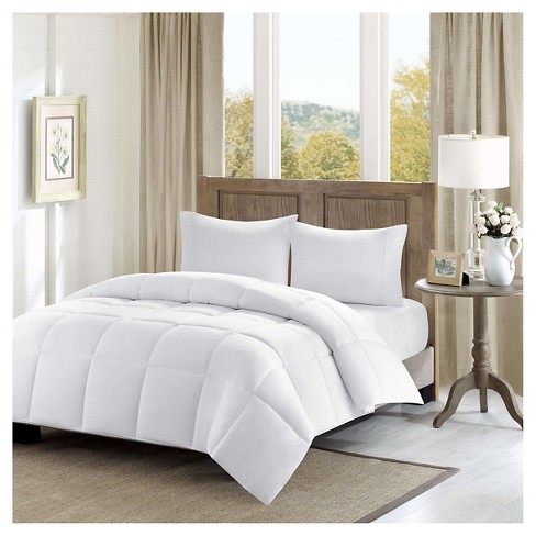 Cotton Sateen Down 300 Thread Count Comforter - Level 2 With 3m® Stain  Release : Target