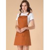 Allegra K Women's Adjustable Strap Above Knee Suspender Dress - 2 of 4