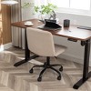 TiramisuBest Beige Polyester Office Chair: 360¡ã Swivel, Height Adjust, Metal Base - 2 of 4