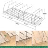 YIGII  Adjustable Shelf Divider for Closet, Clear Purse Organizers for Closet Acrylic Bookshelf Separator Dividers in Bedroom, Office - 2 of 4