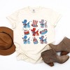 Simply Sage Market Patriotic Balloon Animal Chart Garment Dyed Tee - 3 of 4