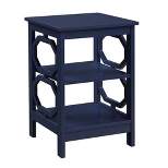 Omega End Table with Shelves - Breighton Home