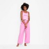 Adult Poppi Sleep Slay Graphic Pajama Tank Top - Pink - image 3 of 4