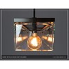 Urban Ambiance Luxury Modern Farmhouse Modern Chandelier,  15-3/4"H x 36-3/4"W,  Olde Bronze Finish, UHP2440 - 4 of 4