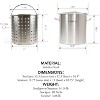GasOne 32 Qt. Stainless Steel Turkey Stock Pot with All Purpose Pot Deep Fryer Steam & Boiling Basket - 2 of 4