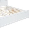 Racxily King Size Wood Platform Bed with Multi-storage Headboard, USB and Drawers - 3 of 4