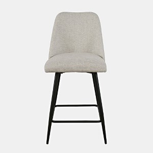 Jofran, Macey Contemporary Modern Upholstered Counter Barstool (Set of 2) - 1 of 4