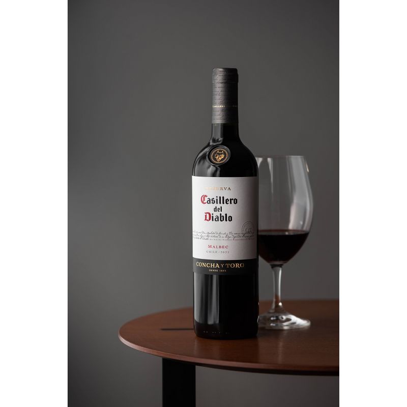 Casillero Del Diablo Malbec Red Wine - 750ml Bottle, 3 of 6