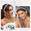 Unique Bargains Women's Fashion Solid Simple Satin Headbands 0.63" Wide 2 Pcs - 2 of 4