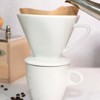 Cilio #6 Filter holder, Porcelain, White - 2 of 3