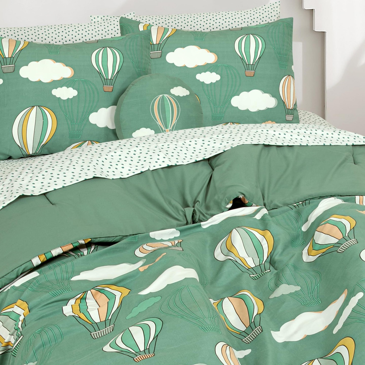 Постельное бельё Royale Linens Biab Printed Bedding Set - 100% Microfiber Ultra-Soft Lightweight, Durable & Easy Care Bedding for All Seasons — фото 5