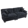 Maliang 84" L Two-seat Sectional Sofa, Modular Deep Seat Sofa, Upholstered Sofa for Small Spaces - 3 of 4