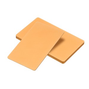 Unique Bargains Smooth Laser Engraving Metal DIY Gift Craft Business Cards 6 Pcs - 1 of 4