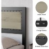 Bed Frame with Headboard and Footboard, Metal Platform Bed with Charging Outlet, Heavy Duty Steel Slats Support, No Box Spring Needed & Easy Assembly - 2 of 4