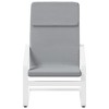 vidaXL Relaxing Chair in Light Gray Fabric - Comfortable Seating with Solid Birch Wood Frame - Suitable for Dining Room - 4 of 4