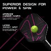 LUZZ Pickleball Paddle, Thermoformed T700 Carbon Fiber Pickleball Paddles Friction Surface for Spin Composite Pickle Ball Rackets for Players - 4 of 4