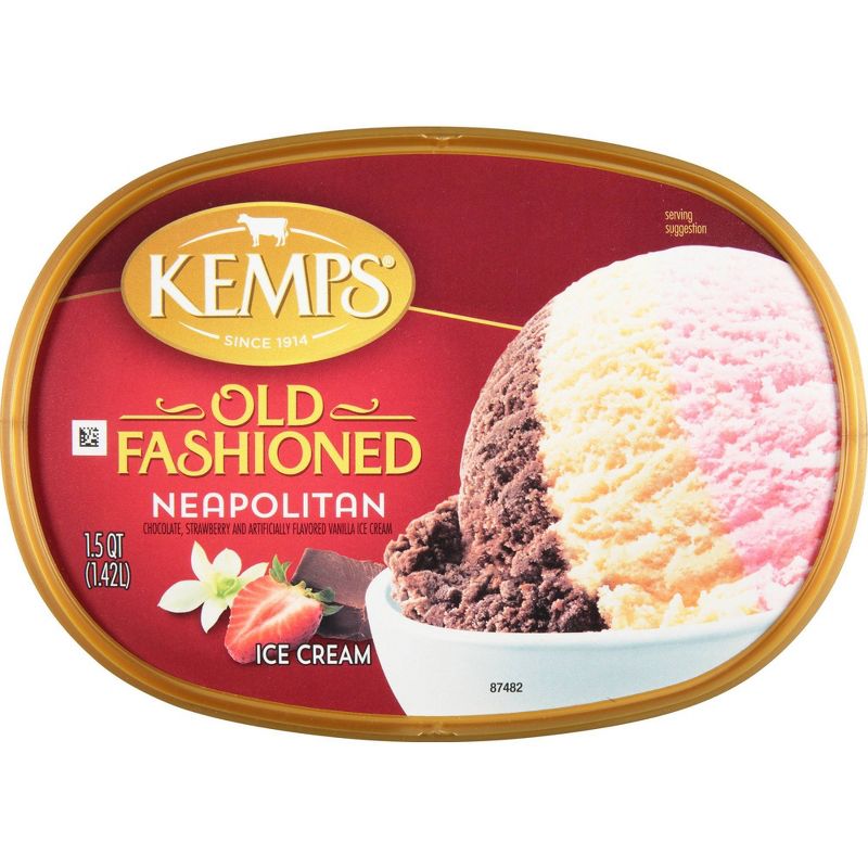 Kemps Neapolitan Ice Cream - 48 fl oz, 6 of 7