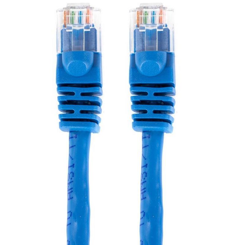 Monoprice Cat5e Ethernet Patch Cable - 100 Feet - Blue | Network Internet Cord - RJ45, Stranded, 350Mhz, UTP, Pure Bare Copper Wire, 24AWG, 2 of 6