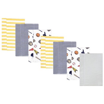 Luvable Friends Hudson Baby Flannel Burp Cloths 7pk Set