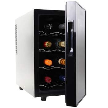 Koolatron 8 Bottle Wine Cooler Thermoelectric Freestanding Wine Fridge