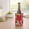 Avenie Abstract Floral Poinsettia Red Wine Chiller -Deny Designs - 2 of 2