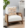 Saro Lifestyle Wavy Fringe Lace Appliqué Down-Filled Throw Pillow - 3 of 3