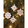 Bucilla Felt Ornaments Applique Kit Set Of 16-Elegant Christmas Snowflakes - 3 of 4