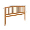 AFI Furnishings Richmond King Solid Wood Headboard with Attachable Charger in Light Toffee - 3 of 4