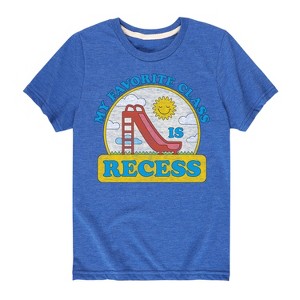 Boys' - Instant Message - My Favorite Class Is Recess Short Sleeve Graphic T-Shirt - 1 of 4