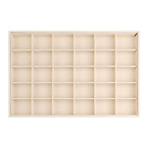 Unique Bargains Velvet Jewelry Organizer Trays with Removable Dividers for Drawers - 1 of 4