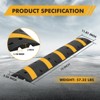 Garvee 2 Pack Rubber Speed Bumps with 25,000 Lbs Capacity, Ideal for Cable Protection On Asphalt, Concrete, and Gravel Roads - 3 of 4
