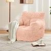 Hooseng Bean Bag Chair, Bean Bag Sofa Chair with Armrests, Fluffy and Lazy Sofa with backrest, Comfy Cozy BeanBag Chairs - 2 of 4