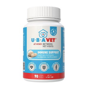 UBAVET Immune Support Daily Multi-Vitamin & Mineral Tablets for Dogs – 90 ct - 1 of 4