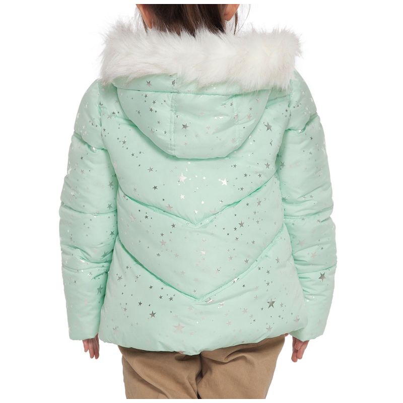 Rokka&Rolla Girls' Heavy Winter Puffer Jacket Bubble Coat, 6 of 12
