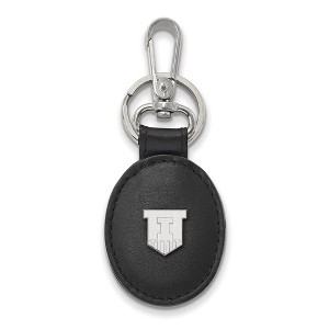 Black Bow Jewelry Sterling Silver Illinois Fighting Illini NCAA Key Chain - 1 of 3