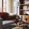 Embroidered Floral Throw Pillow Dark Green - Threshold™ - 2 of 4
